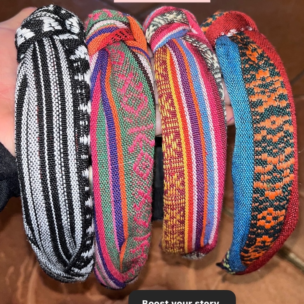 Typical Mexican lady headbands
